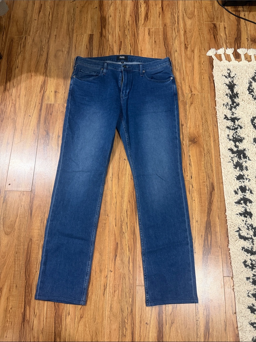 PAIGE Men's Indigo Slim Straight Jeans